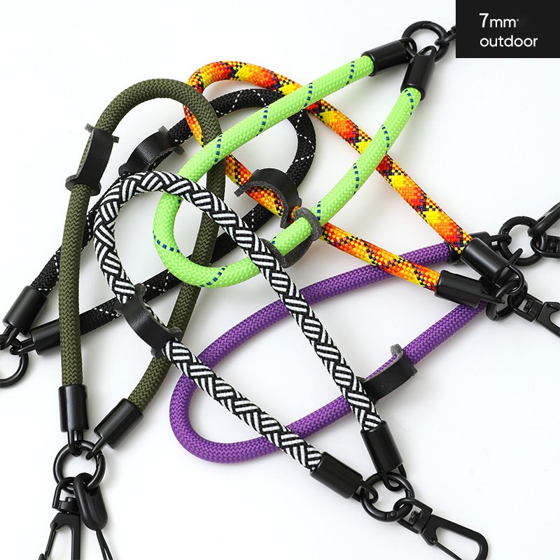 Short 7mm mobile phone lanyard mobile phone case hanging wrist mobile phone chain pendant keychain universal bracelet buckle