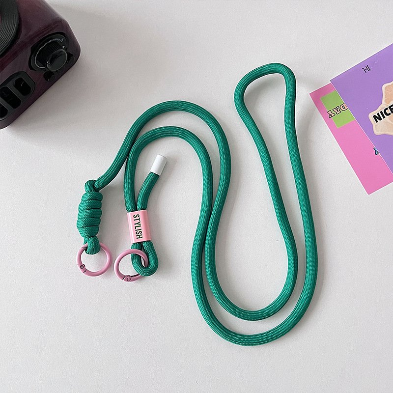 Strong Durable Ancient Wind Mobile Phone Strap Oblique Span Neck Rope for Men Women Small Sweet Wind Camera Hanging Rope