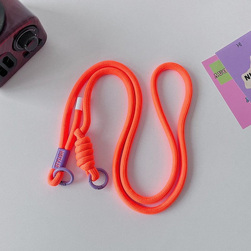 Strong Durable Ancient Wind Mobile Phone Strap Oblique Span Neck Rope for Men Women Small Sweet Wind Camera Hanging Rope