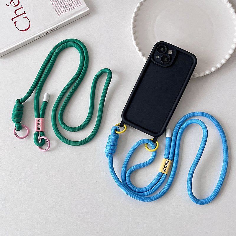 Strong Durable Ancient Wind Mobile Phone Strap Oblique Span Neck Rope for Men Women Small Sweet Wind Camera Hanging Rope