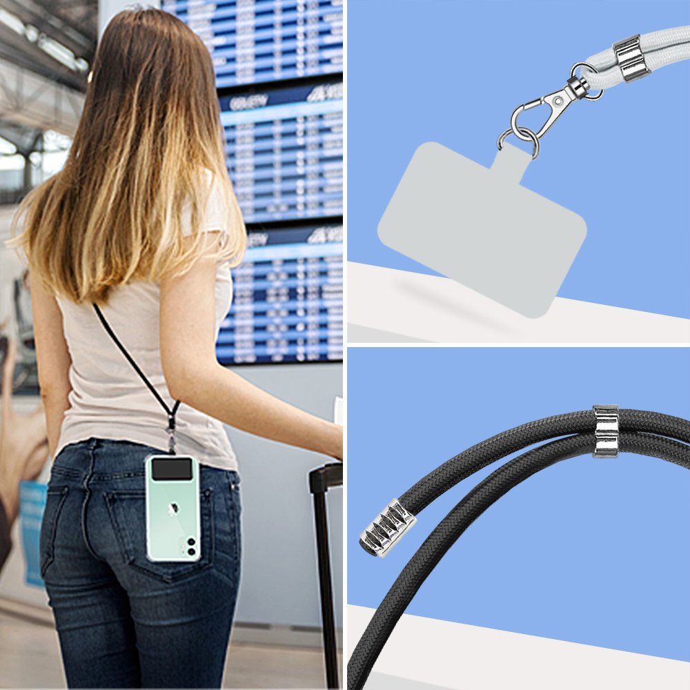 Adjustable Long Lanyard Crossbody Rope Universal Nylon phone Necklace Loose straps