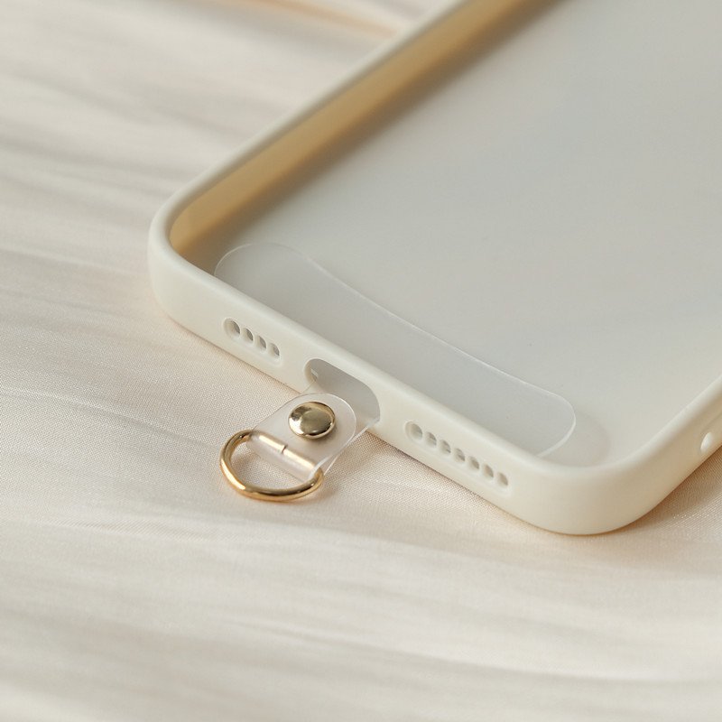 Versatile Adaptor Mobile Phone Strap Gasket Mobile Phone Case Fixed White Frosted Patch TPU Universal Anti Loss Back Card Patch