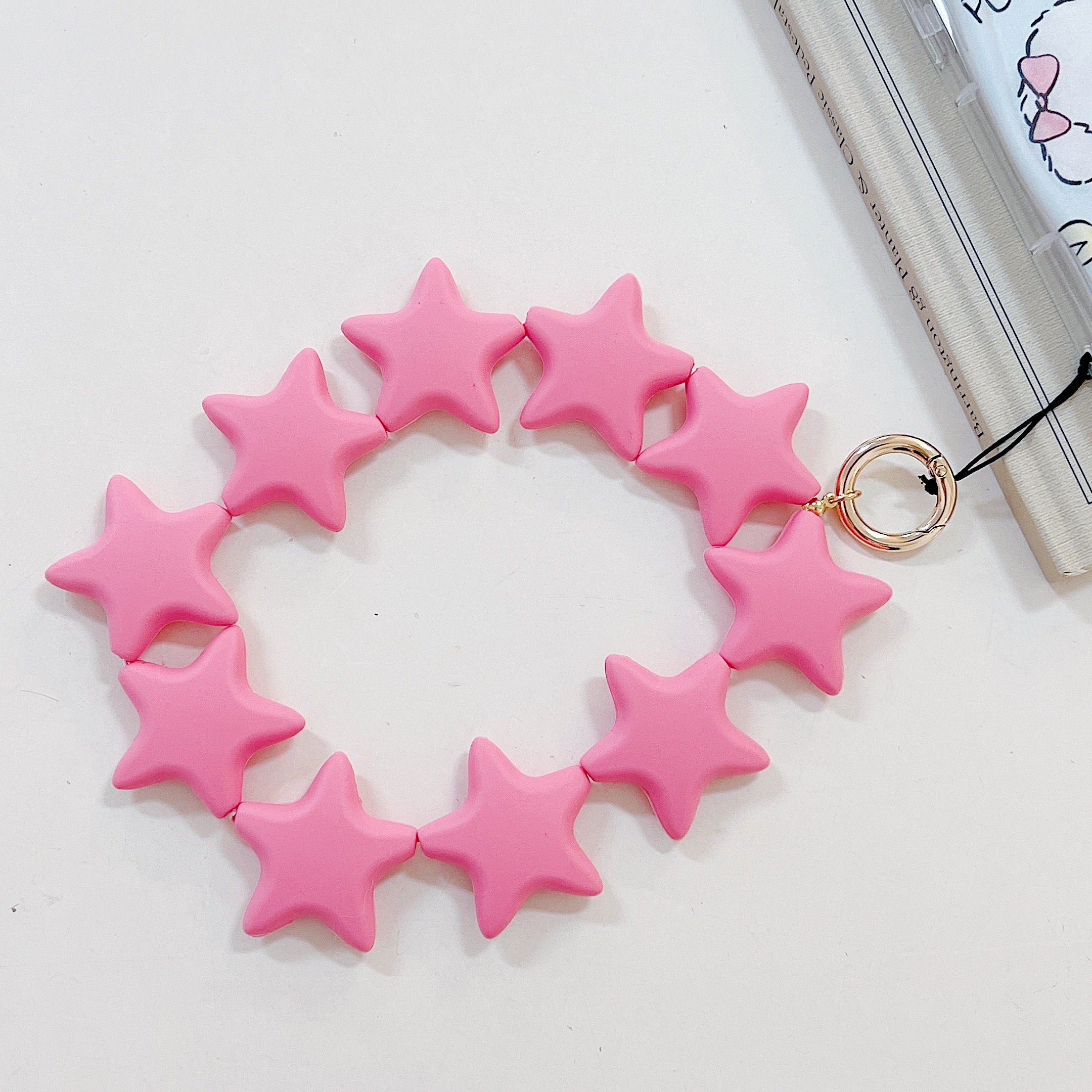 2024 New Creative Handmade Beaded Silicone Mobile Phone Hanging Chain Mobile Phone Case Hanging Rope Mobile Phone Accessories