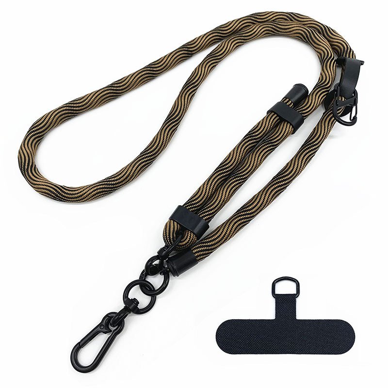 wholesale high quality adjustable universal 120cm long bag shoulder strap lanyard crossbody mobile phone strap custom