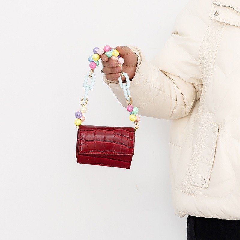 Mix And Match Short Beaded Phone Case Pendant Holder Strap Women Chain Multi-Functional Mobile Phone Chain Strap