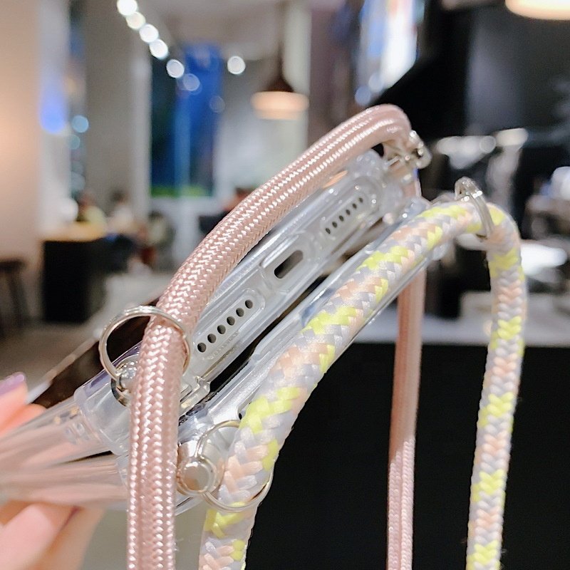 2024 High Quality impact Lanyard Mirror Case Wholesale Blank TPU+PC case for 12 13 14 15 15plus Iphone 15 pro max 16 16promax