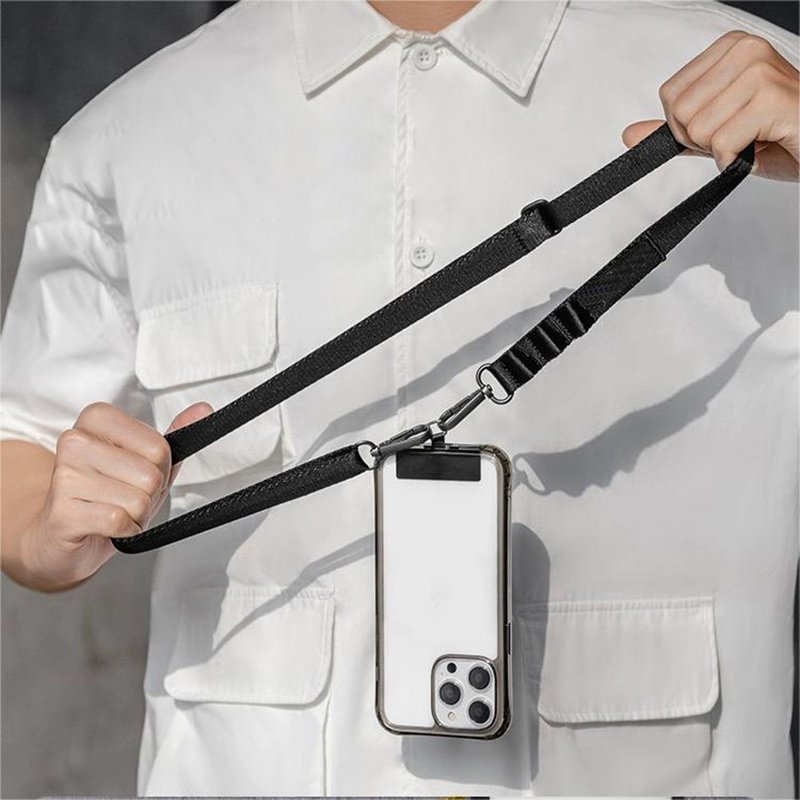 Phone Strap Cross Body String Wallet Pouch Chain Purse Badge Holder Shoulder Lanyard for Samsung Universal for iPhone