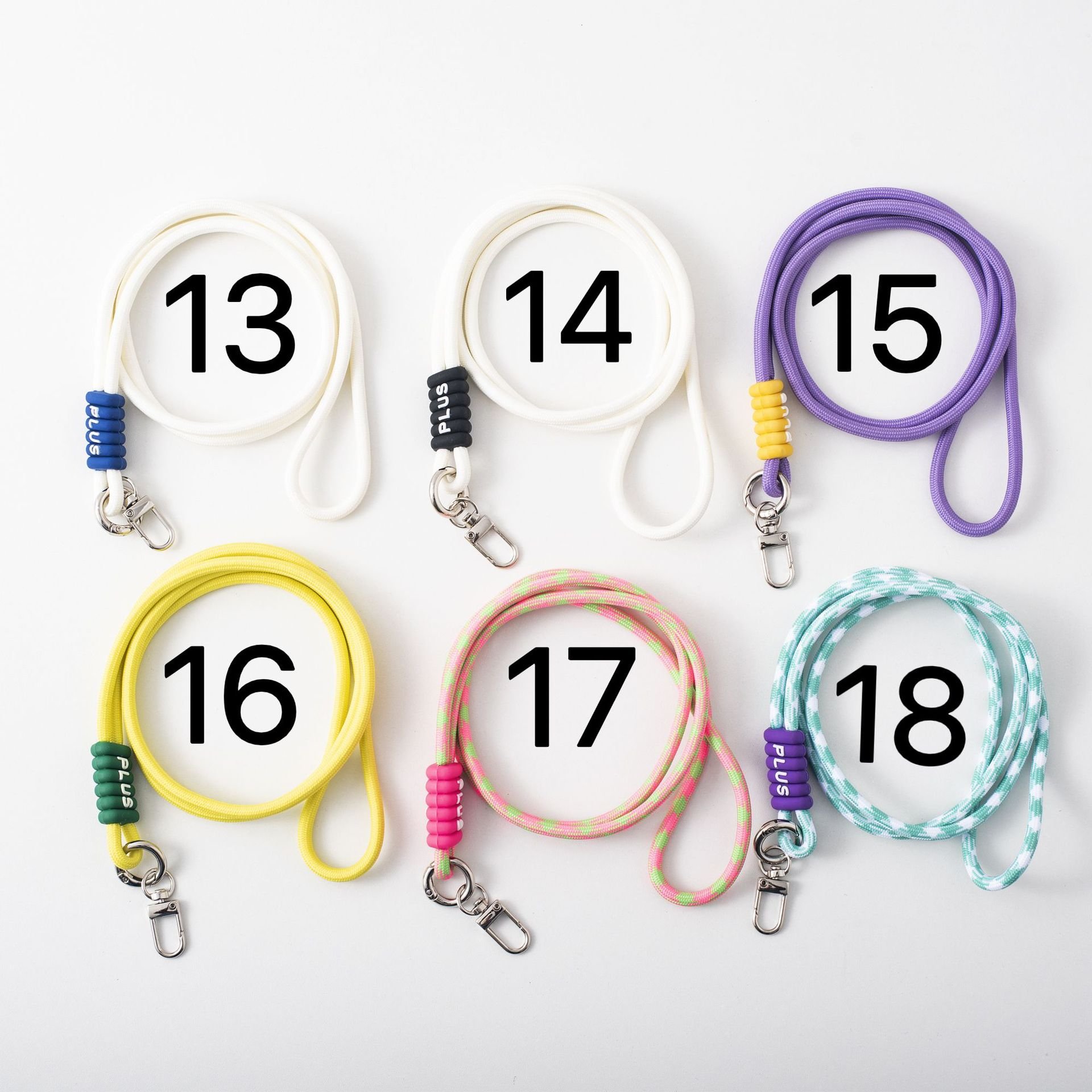 62cm creative long woven hanging rope phone case hanging decoration anti loss spring ring hanging rope