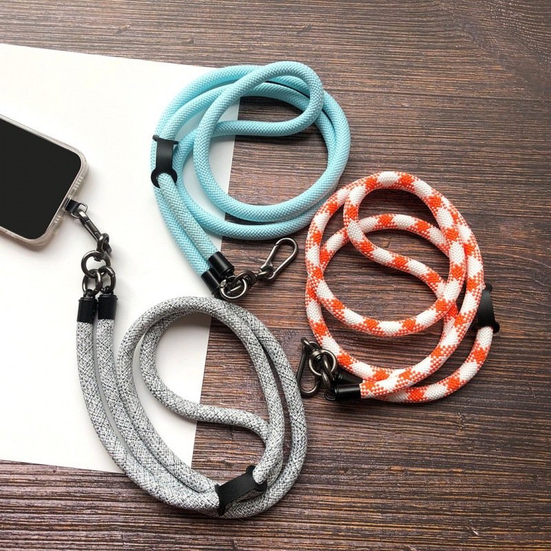 Mobile Phone Strap with Multifunctional Detachable Crossbody Back and Neck High-end Camera Lanyard with Safety Rope 10mm Thick