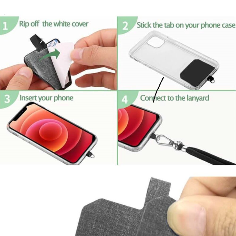 Dropshipping Universal Crossbody Mobile Phone Strap Lanyard Nylon Soft Rope Cell Phone Hanging Cord Holder Patch Phone Lanyard