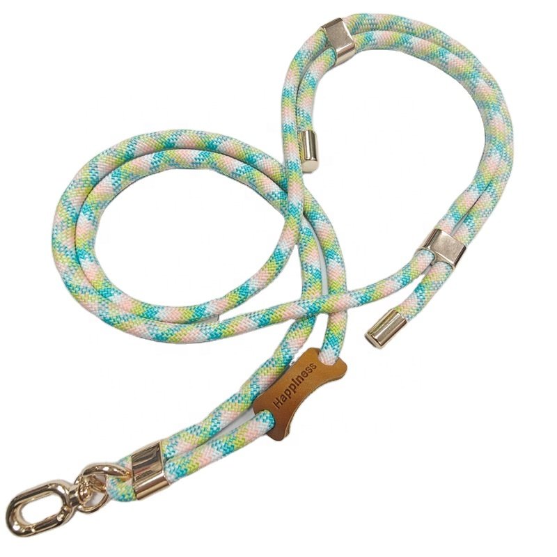 wholesale high quality custom 8mm adjustable rope crossbody phone bag shoulder strap lanyard