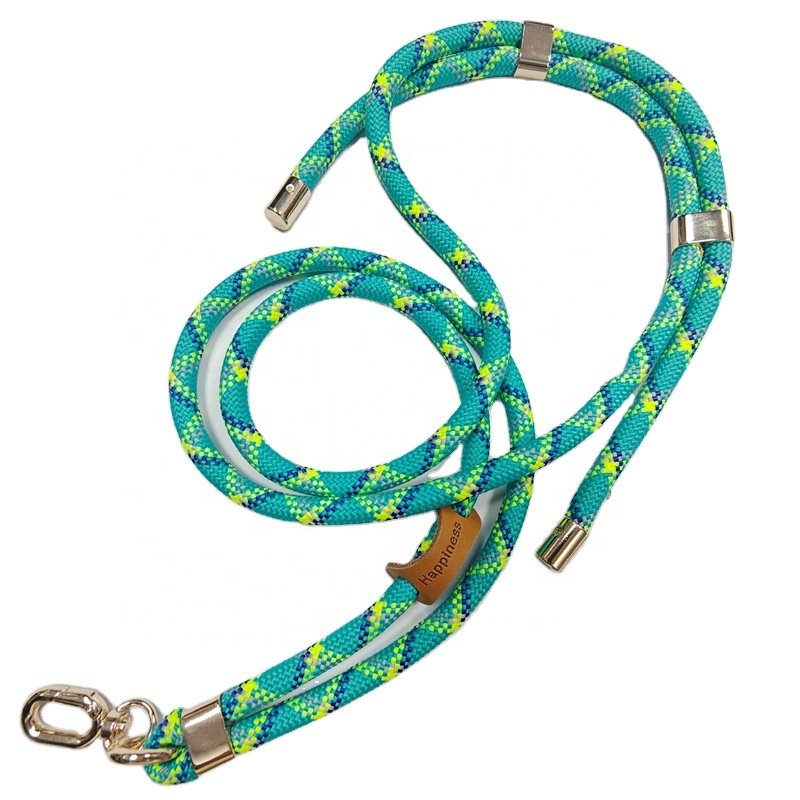 wholesale high quality custom 8mm adjustable rope crossbody phone bag shoulder strap lanyard
