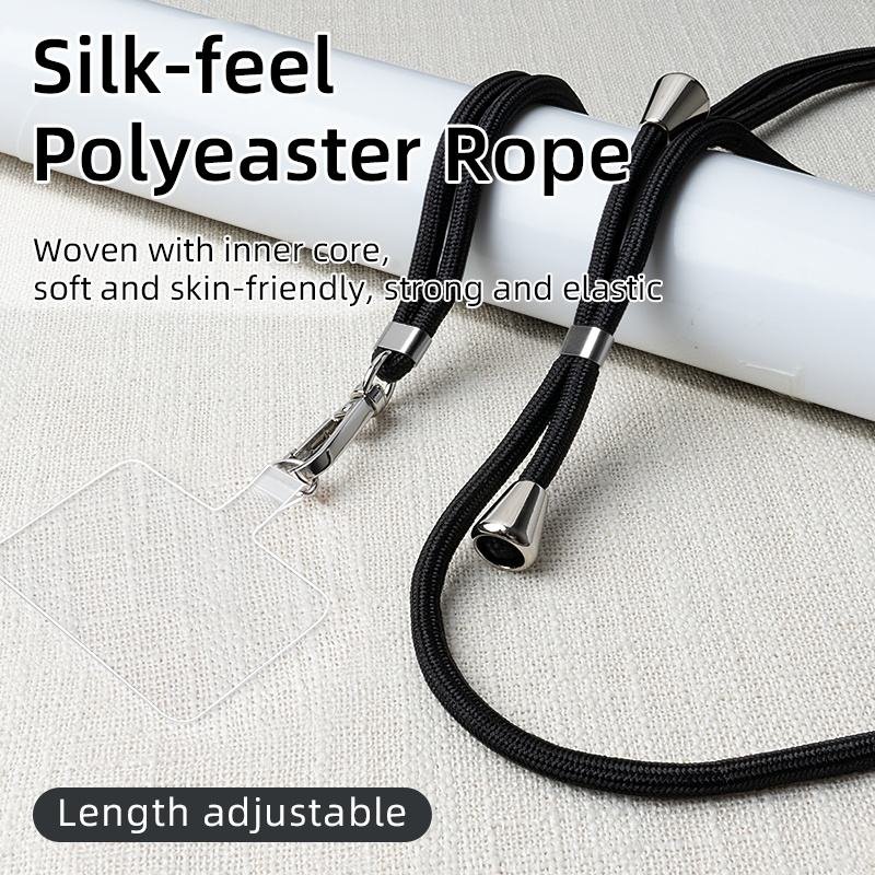 Cell Phone Lanyard Mobile Phone Strap Charm Chain Crossbody Adjustable Terylene Neck Compatible with Full Smartphone Straps