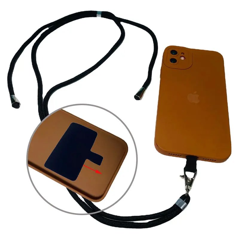New Adjustable Nylon Cell Crossbody Phone Lanyard Wrist Case Mobile Phone Strap For All Iphone Patch Lanyard
