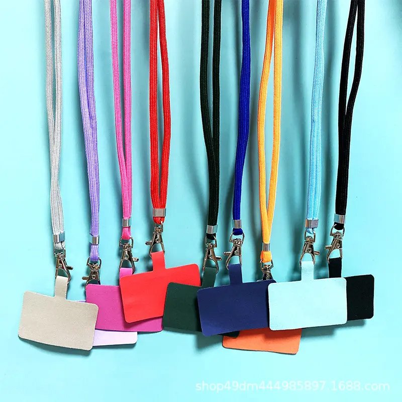 New Adjustable Nylon Cell Crossbody Phone Lanyard Wrist Case Mobile Phone Strap For All Iphone Patch Lanyard