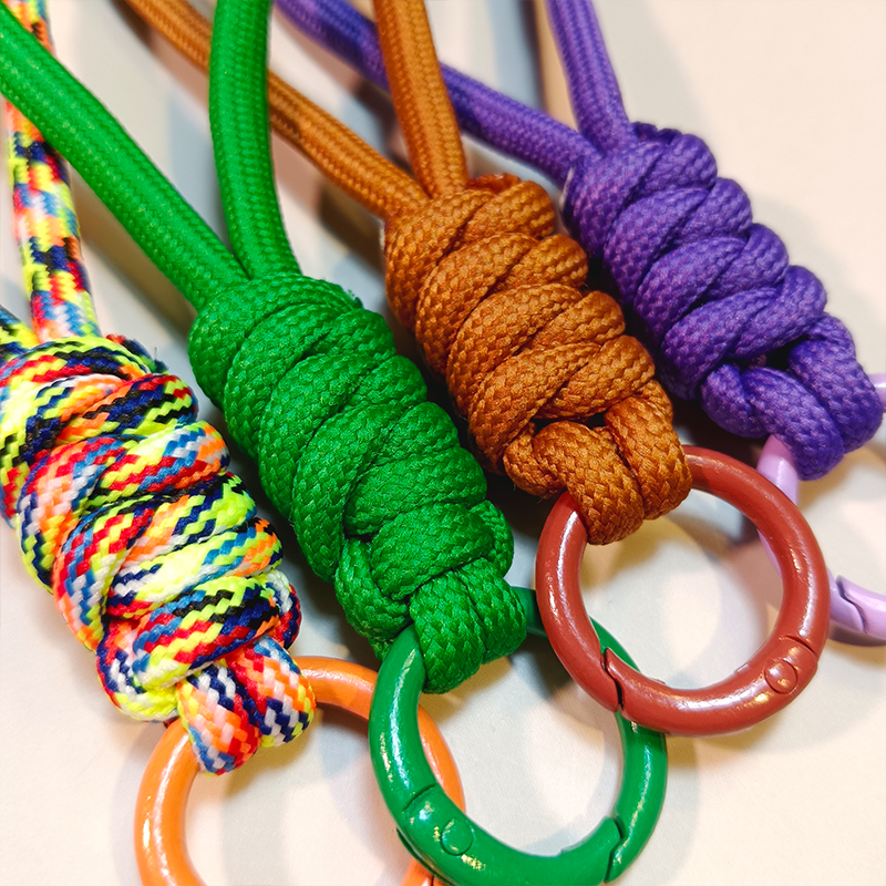 solid color knotted mobile phone suspension rope woven suspension rope phone case mobile phone accessories