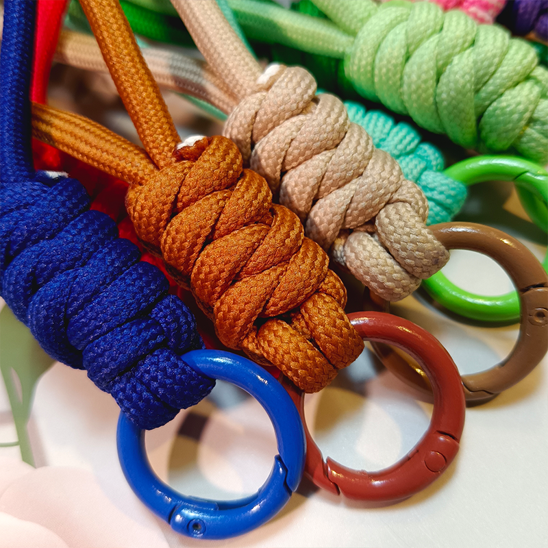 solid color knotted mobile phone suspension rope woven suspension rope phone case mobile phone accessories