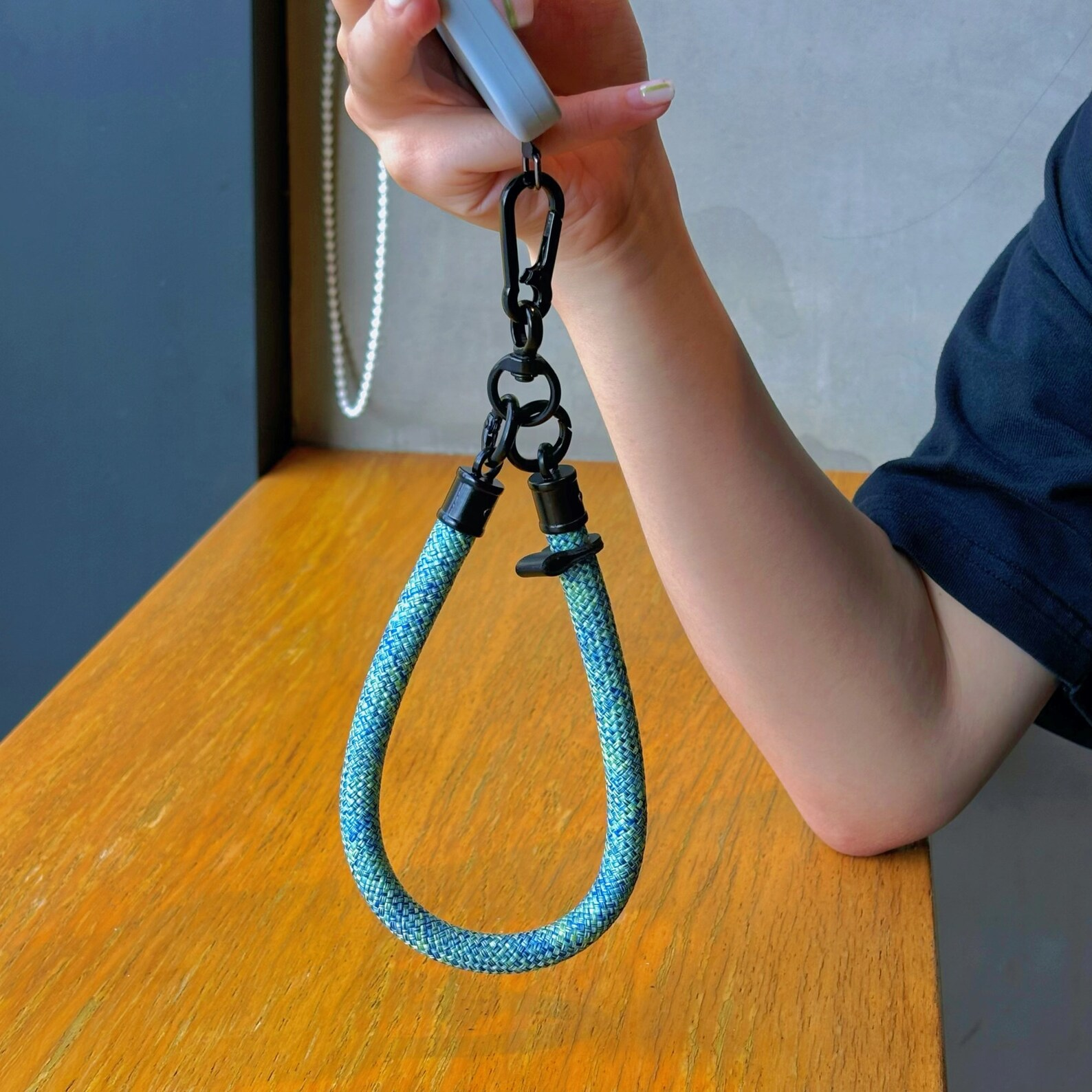 new arrivals handmade climbing rope cell mobile phone designed grip wrist strap