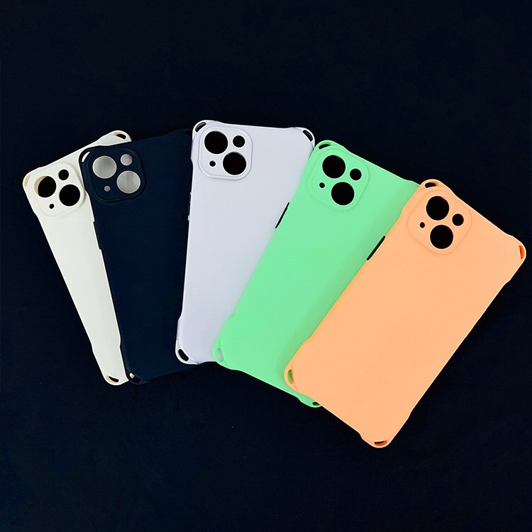 Solid Color Phone Cover For iPhone 7/8/SE/XR/Xs Max/11/12/13/14/15/16/SE4 With Hole Case Suitable For Strap/Cord/Lanyard/Chain