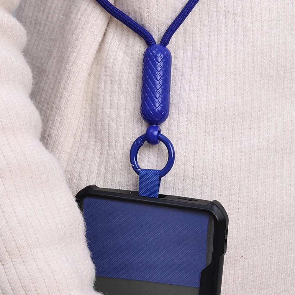 Adjustable Cellphone Lanyard 360 Rotatable Anti-fall Crossbody Mobile Phone Neck Strap with Patch for IPhone Samsung Xiaomi