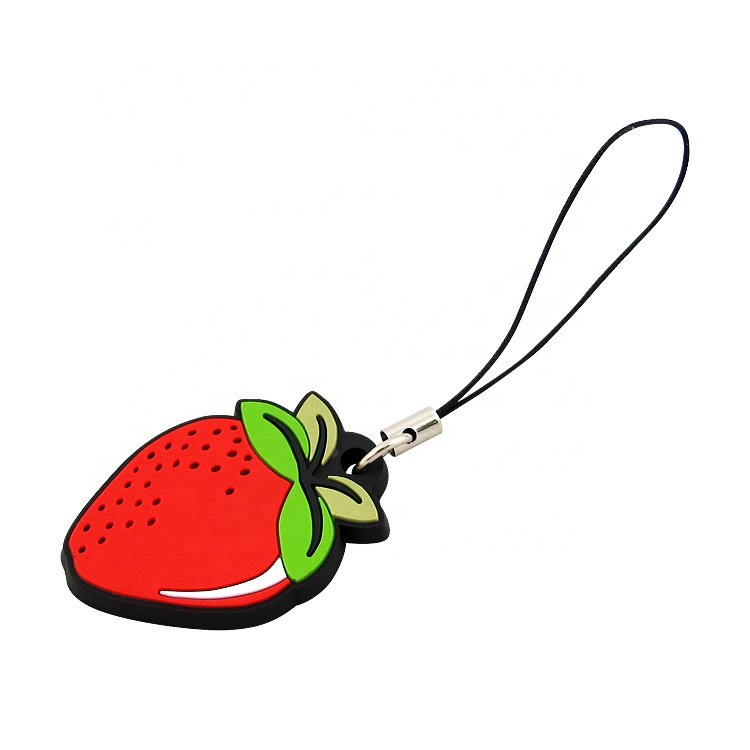 Fashion Hot Sale Soft PVC Custom Mobile Phone Charm Made in China