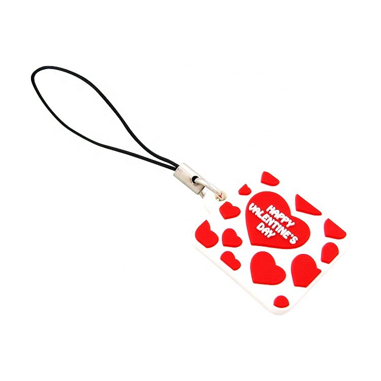 Fashion Hot Sale Soft PVC Custom Mobile Phone Charm Made in China