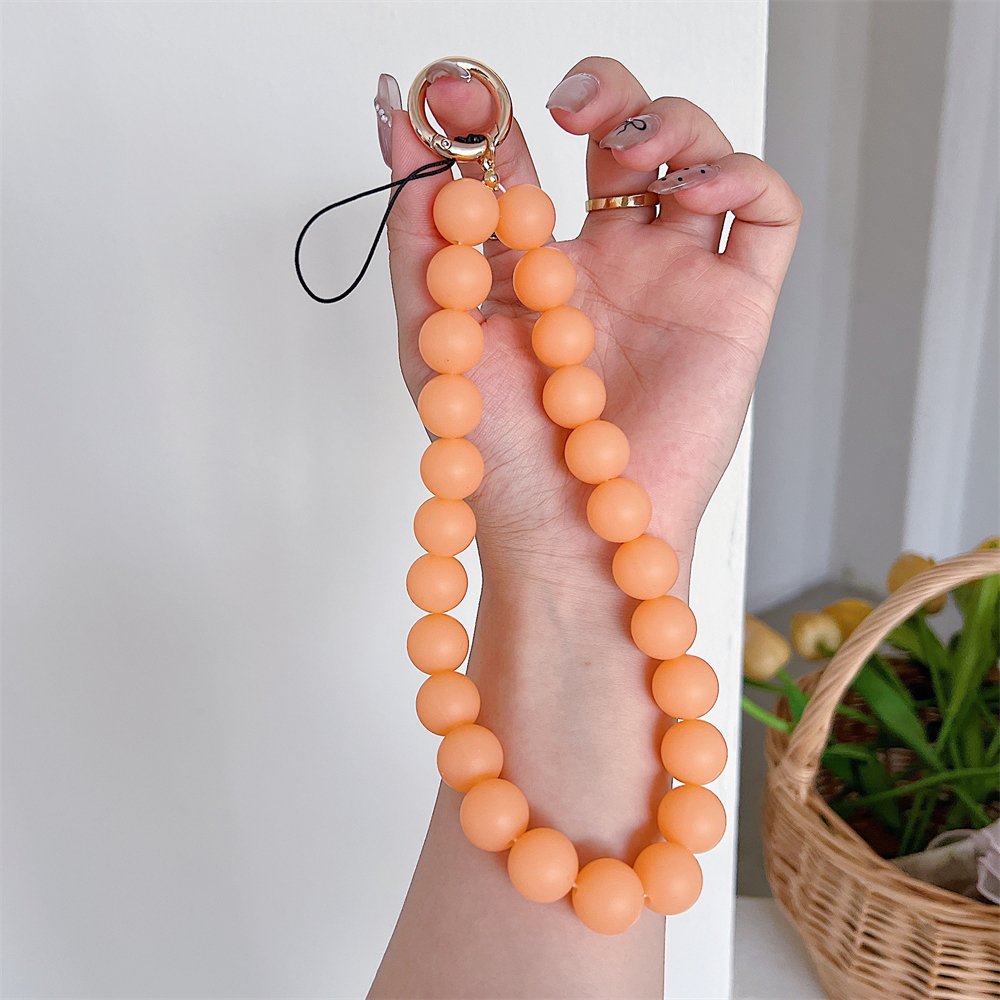 New mobile wristband original design for men and women luminous phone chain silicone material diy mobile phone lanyard pendant