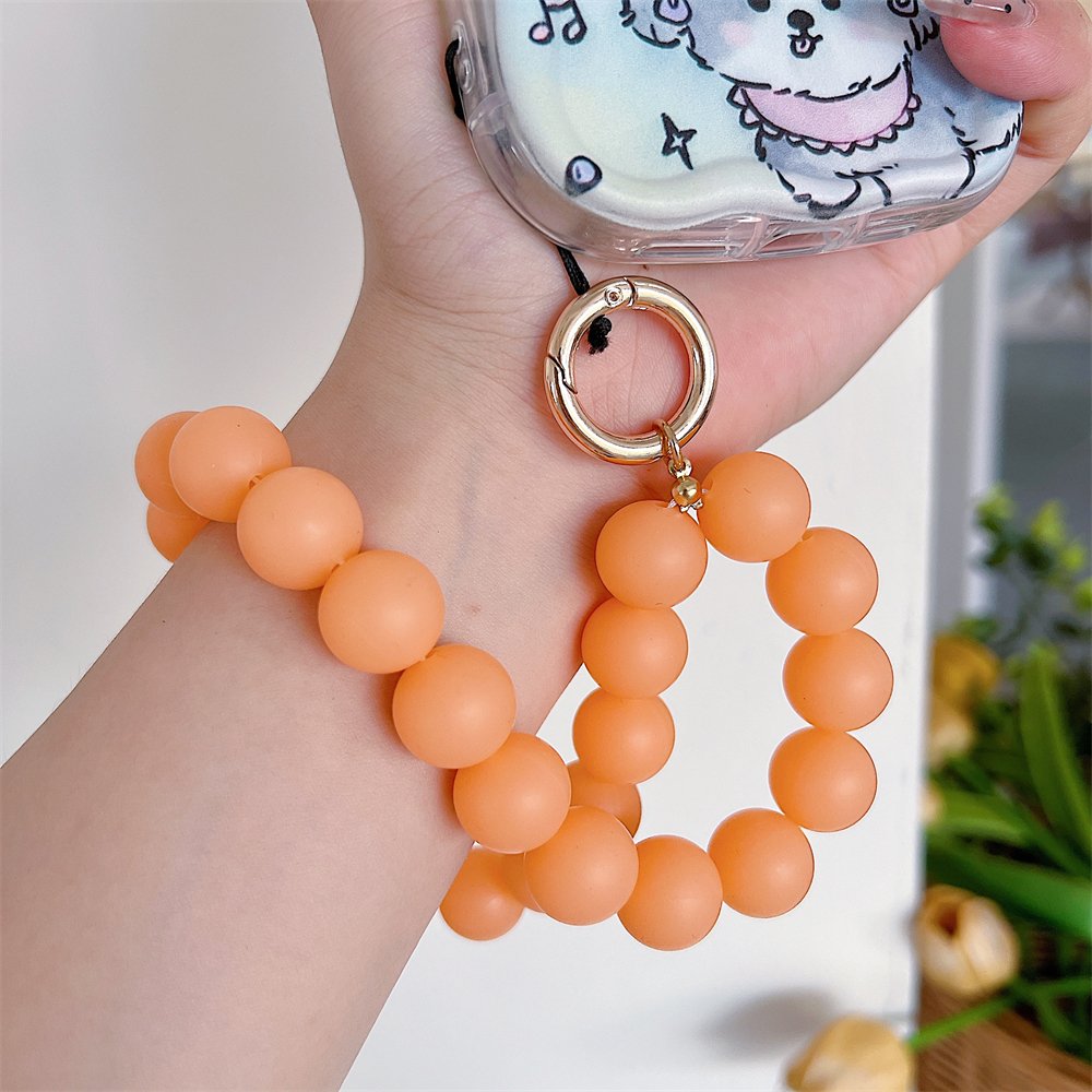 New mobile wristband original design for men and women luminous phone chain silicone material diy mobile phone lanyard pendant