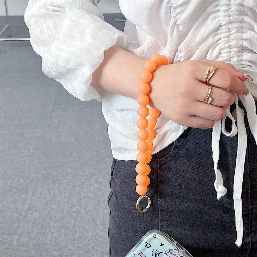 New mobile wristband original design for men and women luminous phone chain silicone material diy mobile phone lanyard pendant