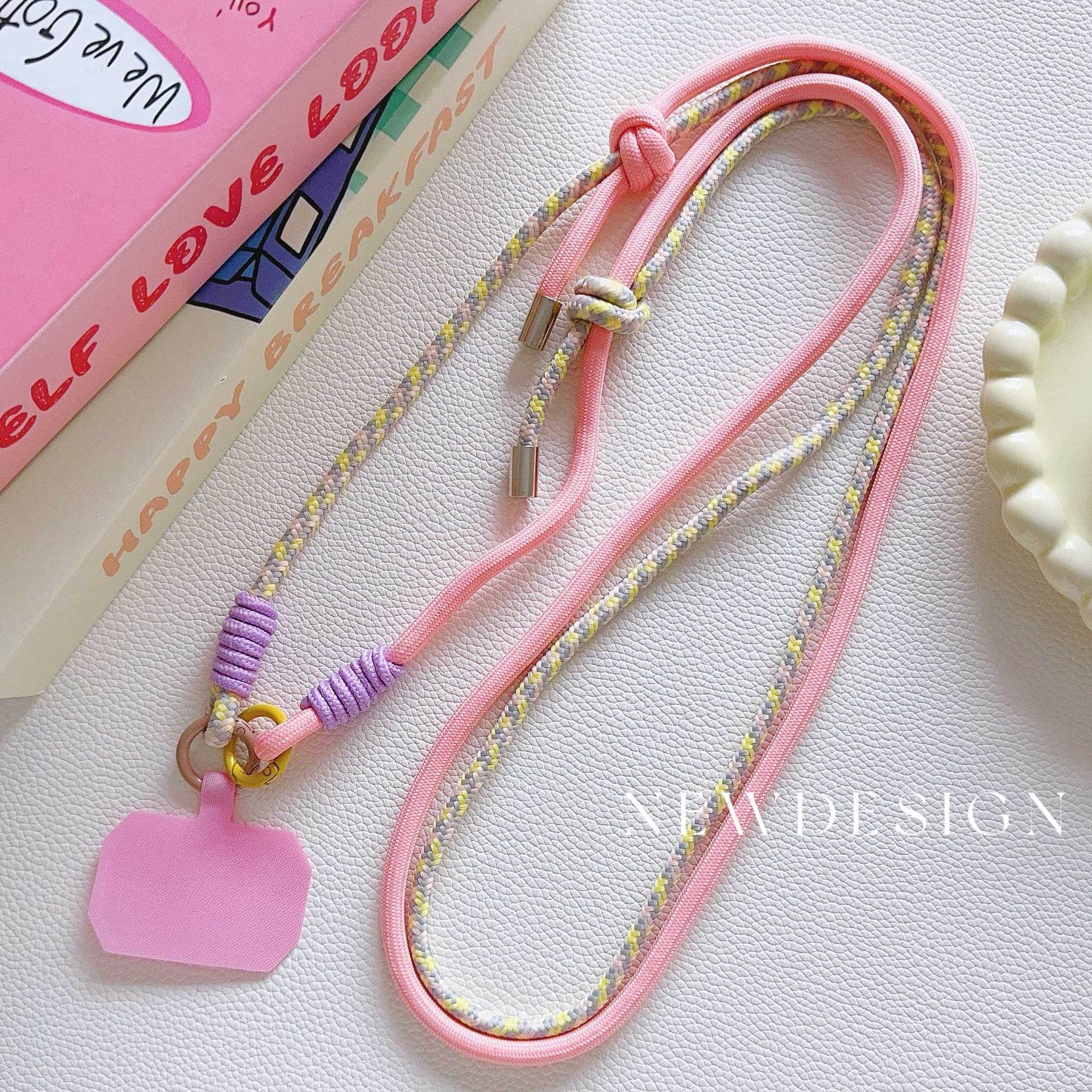 Stylish Universal Mobile Phone Strap Custom New Adjustable Phone Lanyard Colorful With Tether Fit all Phone Case