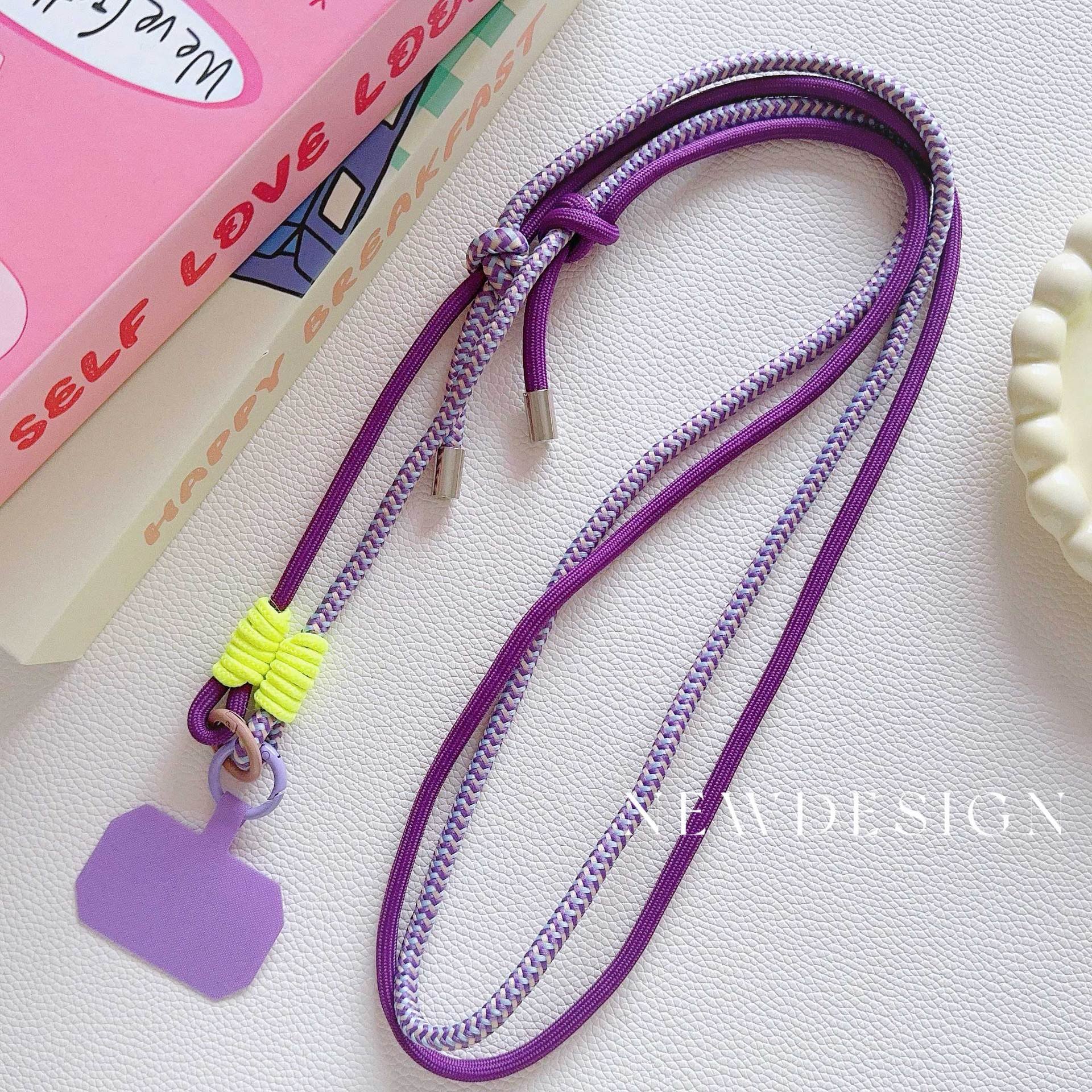 Stylish Universal Mobile Phone Strap Custom New Adjustable Phone Lanyard Colorful With Tether Fit all Phone Case