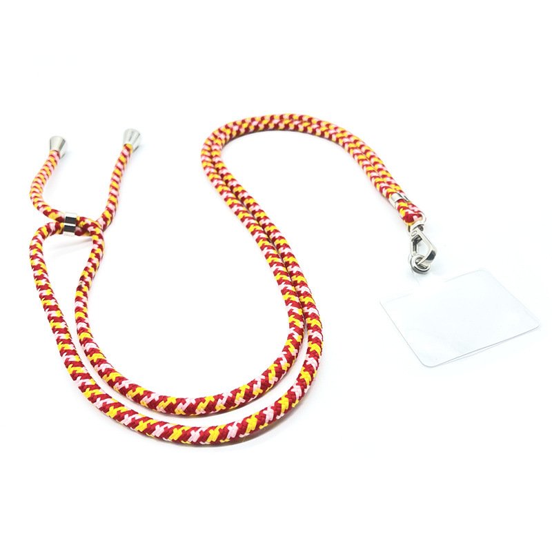 6 mm Universal Phone Lanyard Popular Cell Phone Strap Long Cross body Shoulder Woven Mobile Phone chain and key rings lanyard