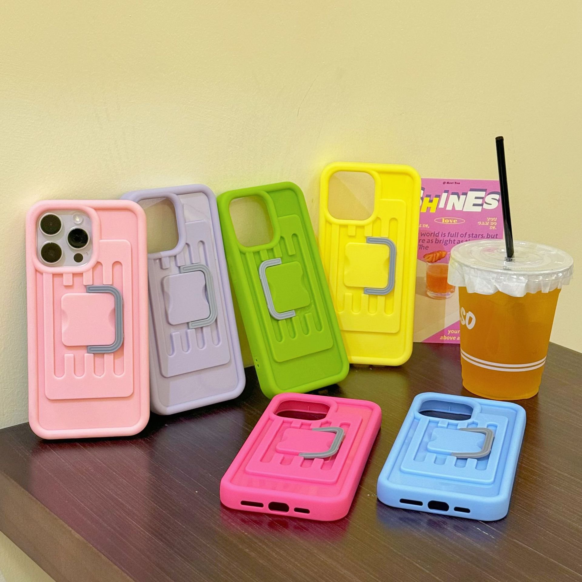 New Multifunctional Storage Box Design Phone Case Suitable For IPhone 12 13 14 15 Por Max IPhone 15 Plus Phone Cover