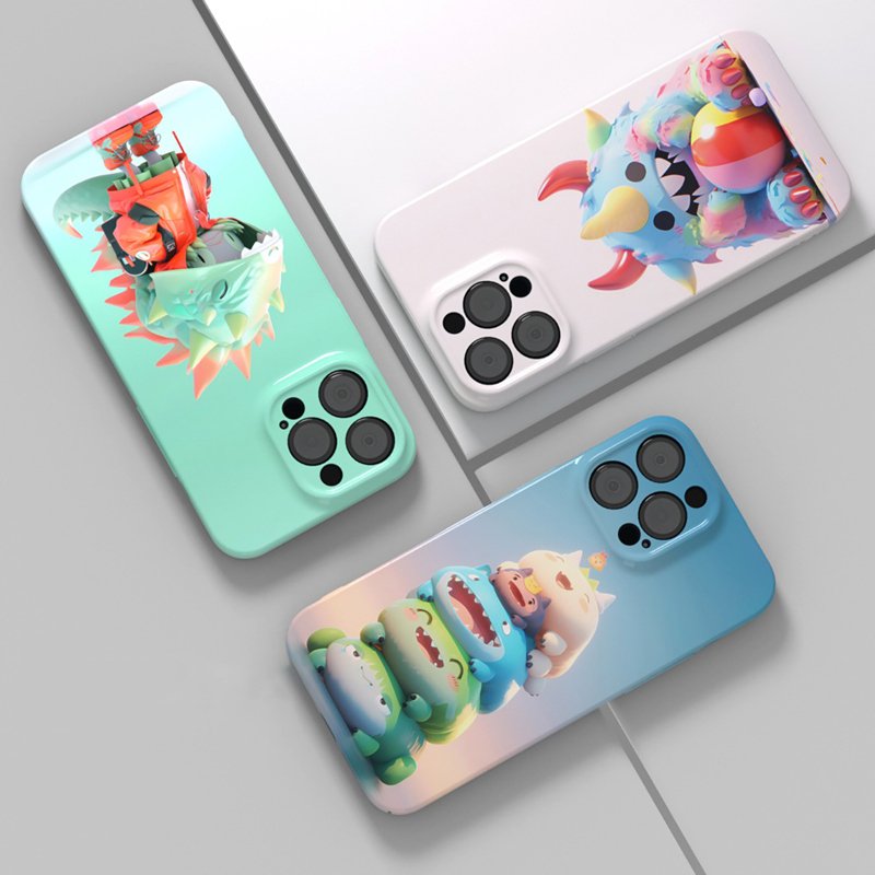 Printer Heat Resistant 2 in 1 Luxury Blank Mobile Cell Phone Case for 3D Sublimation Vacuum Press Printing Machine