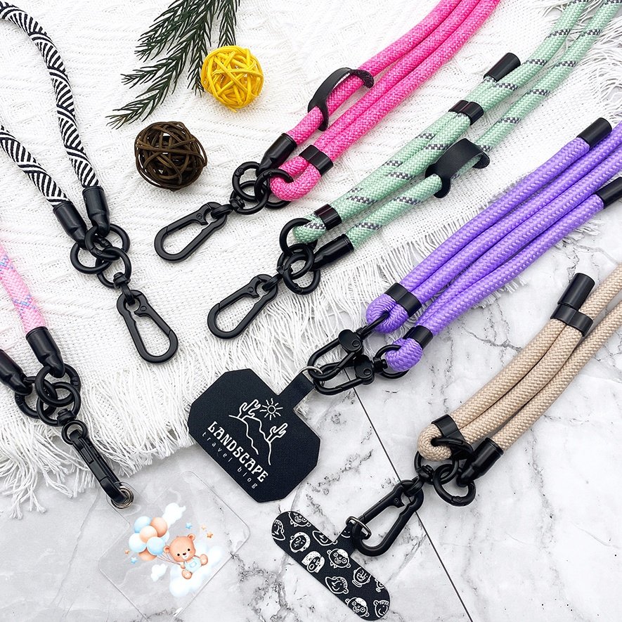 Universal cellphone strap Adjustable Neck Strap With Phone Patch crossbody phone lanyard holder universal cord Phone Lanyard