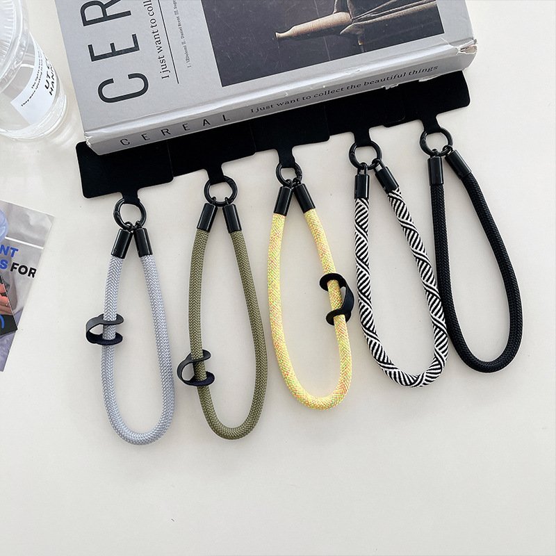 Adjust Phone Lanyard Universal Personalized Wrist Strap Short Mobile Phone Rope Portable Bag Keychain Anti-lost Mobile Phone