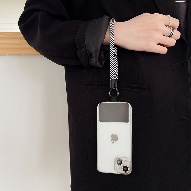 Adjust Phone Lanyard Universal Personalized Wrist Strap Short Mobile Phone Rope Portable Bag Keychain Anti-lost Mobile Phone
