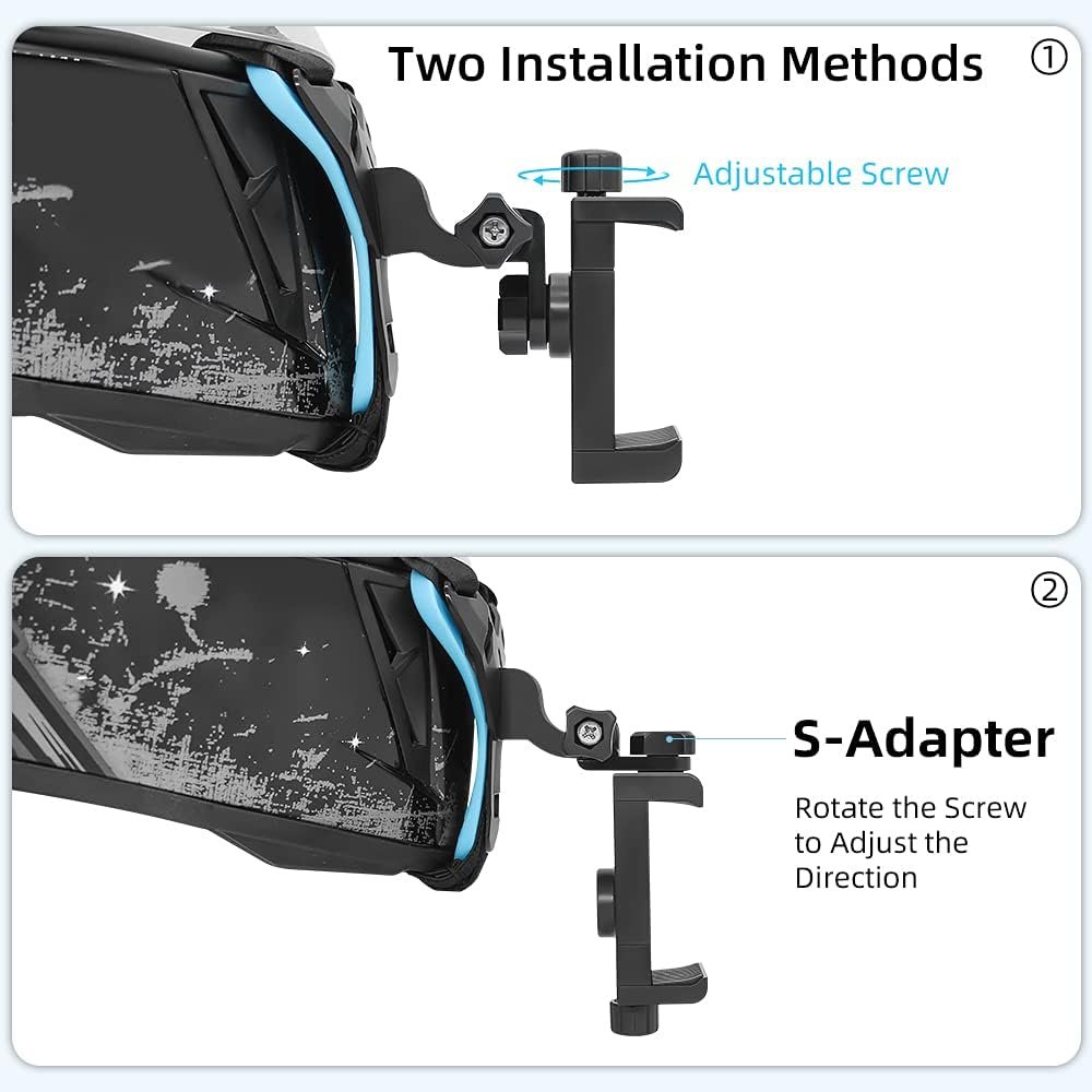 Anti-slip Action Camera Mobile Phone Holder Motorcycle Helmet Chin Strap Mount For DJI GoPro Hero 9 8 7 6