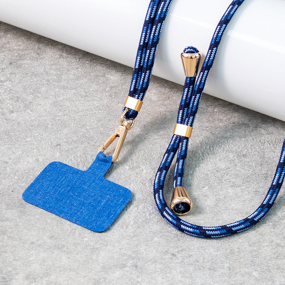 Adjustable Cell Phone Lanyard Strap with Tether Patch, Universal Anti-Lost Phone Neck Strap, Crossbody Sling for Smartphones