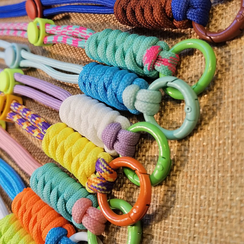 mobile phone lanyard rope creative short woven hanging rope phone case keyring phone neck hanging rope mobile