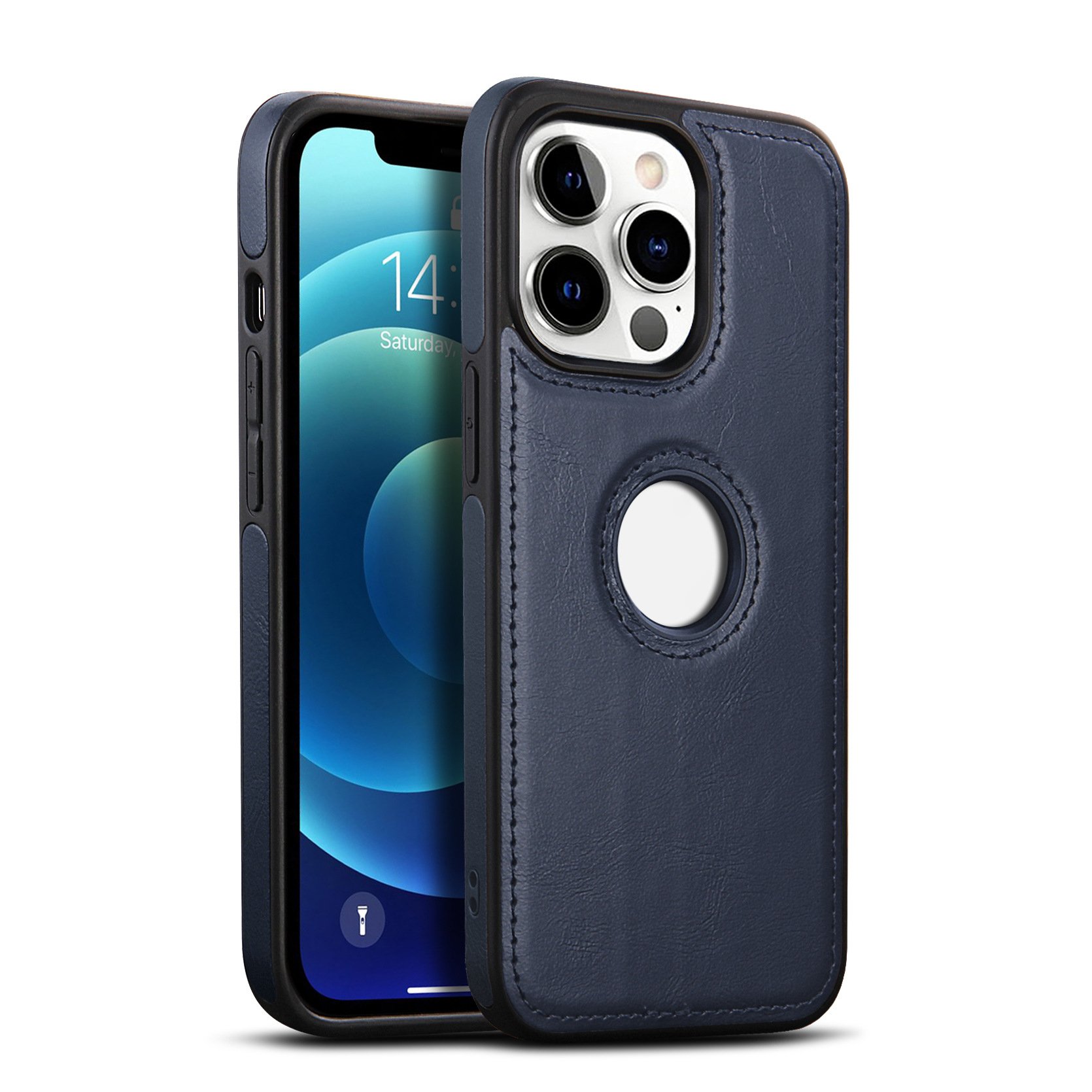 Luxury Vintage PU Back Cover Soft Protective Leather Mobile Phone Case for iphone 14 13 12 11 xs