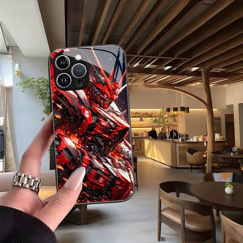 Cool Mech Style Phone Case Protective Case for iphne 15 14 13 12 promax Suitable Waterproof Case