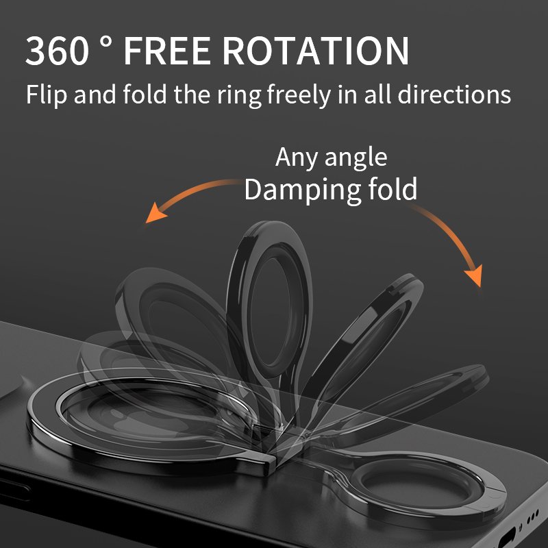 Magnetic Phone Ring Magnetic Grip Phone Stand Holder Finger Kickstand Adjustable Kickstand For IPhone 16 15 14