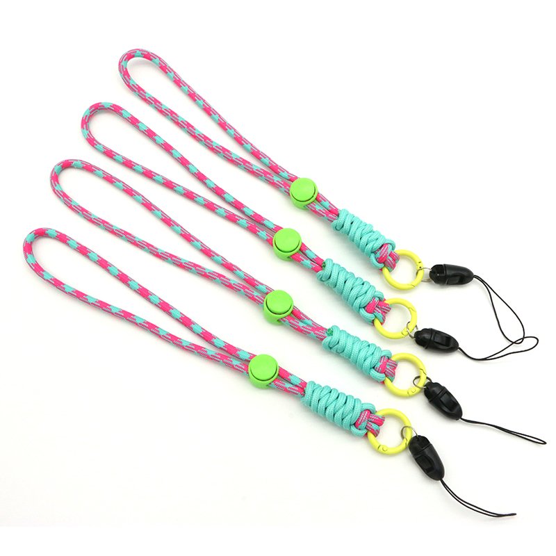 Rope Manual Handmade Braid Short Wrist Strap Lanyard Mobile Phone Accessories