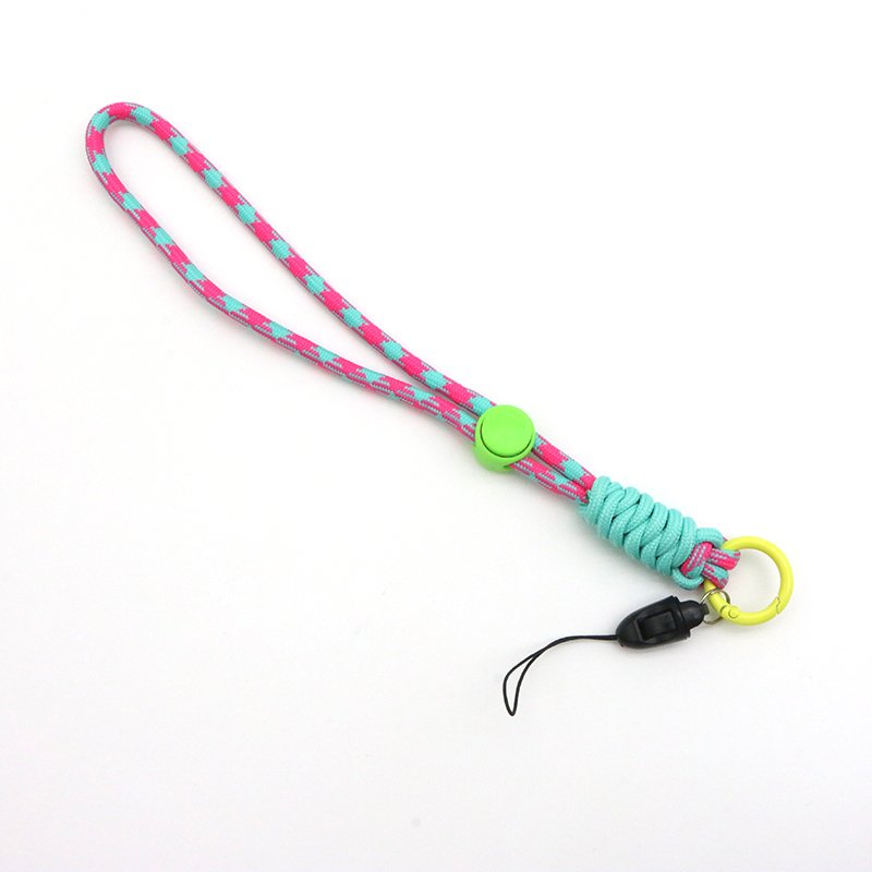 Rope Manual Handmade Braid Short Wrist Strap Lanyard Mobile Phone Accessories