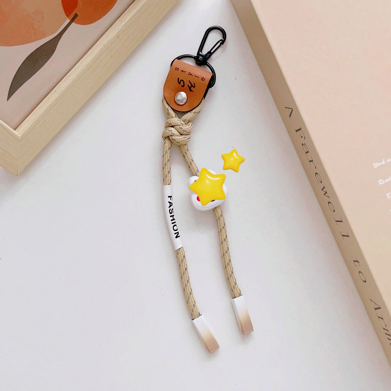 Custom Fashion Style Phone Lanyard Strap Universal Mobile Phones Strap Holder Fluorescent Color Mesh Mobile Phone Wrist Strap