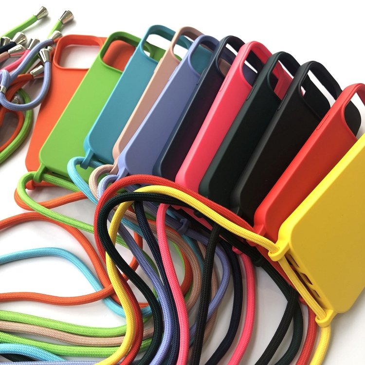 TPU Lanyard Cell Phone Case for iPhone for Samsung for Xiaomi 2838