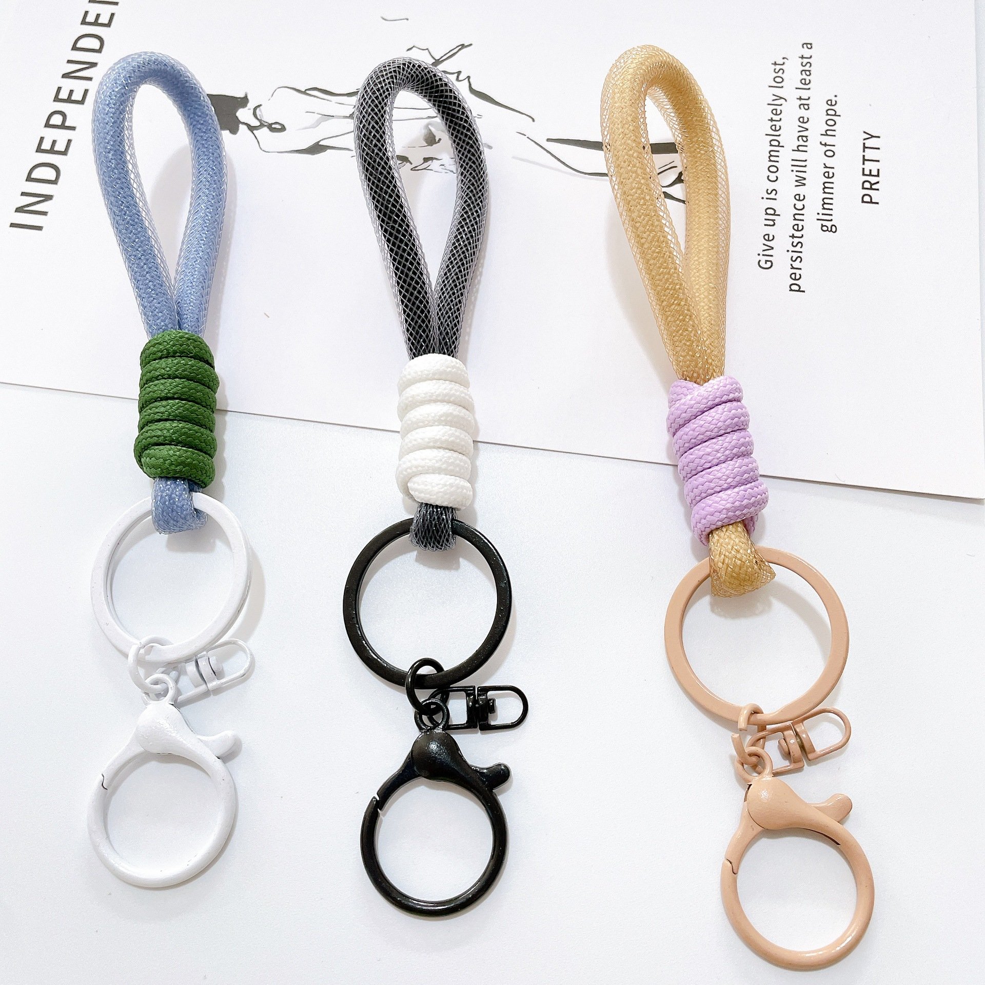 Hot sale wholesale colorful paint lobster buckle mobile phone lanyard key chain female bag pendant