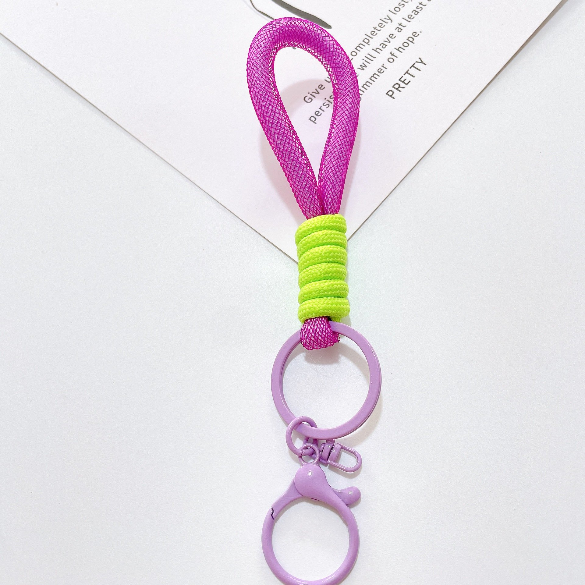 Hot sale wholesale colorful paint lobster buckle mobile phone lanyard key chain female bag pendant