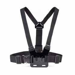 2 In 1 Adjustable Elastic Cell Phone Quick Clip Mobile Phone Holder Action Camera Chest Strap Mount Harness Go Pro Accessories
